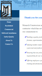Mobile Screenshot of monarchconstruction.com